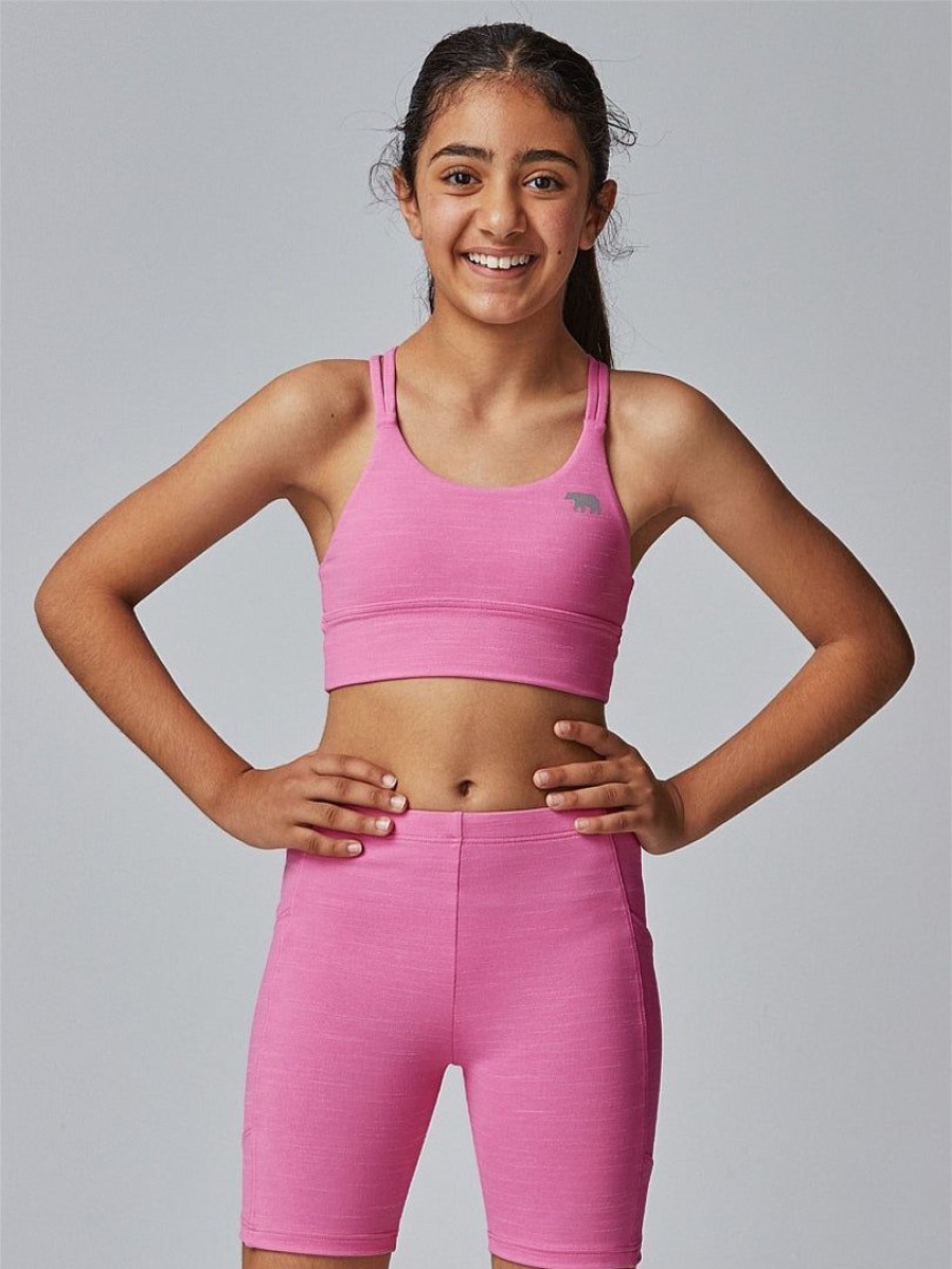 Dancewear running | Dancewear Running Bare Girl | Lotus Duo Sports Bra | Bon Bon