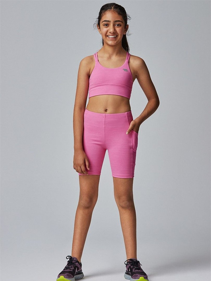 Dancewear running | Dancewear Running Bare Girl | Lotus Duo Sports Bra | Bon Bon