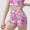 Dancewear uactiv | Dancewear Uactiv Rosette Shorts Pink Roses