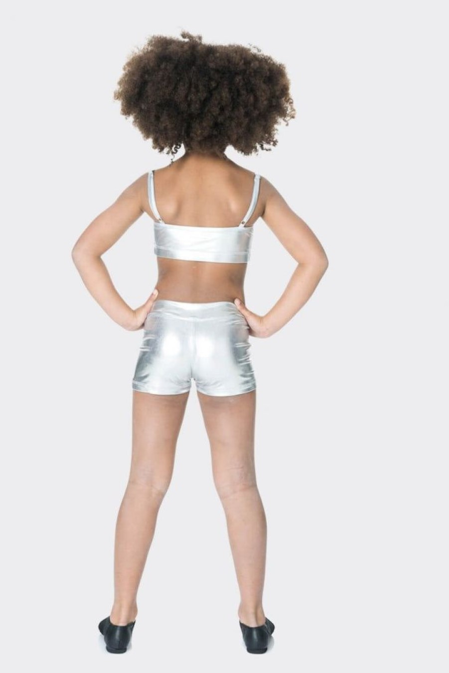 Ready-To-Wear Costuming studio | Studio 7 Metallic Crop Top | Child Dancewear