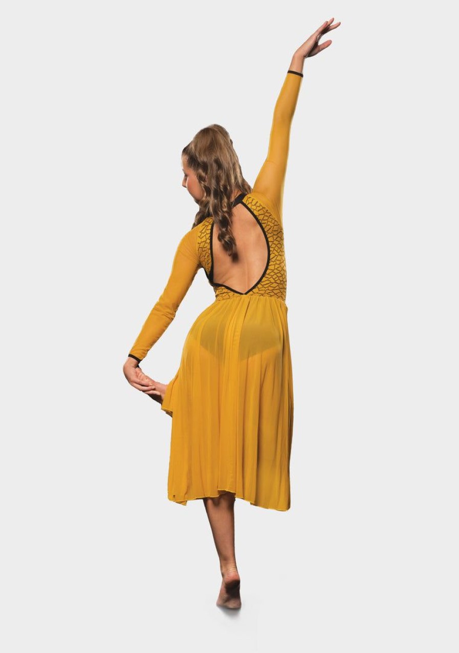 Dancewear studio | Studio 7 Charlie Dress | Mustard Dresses