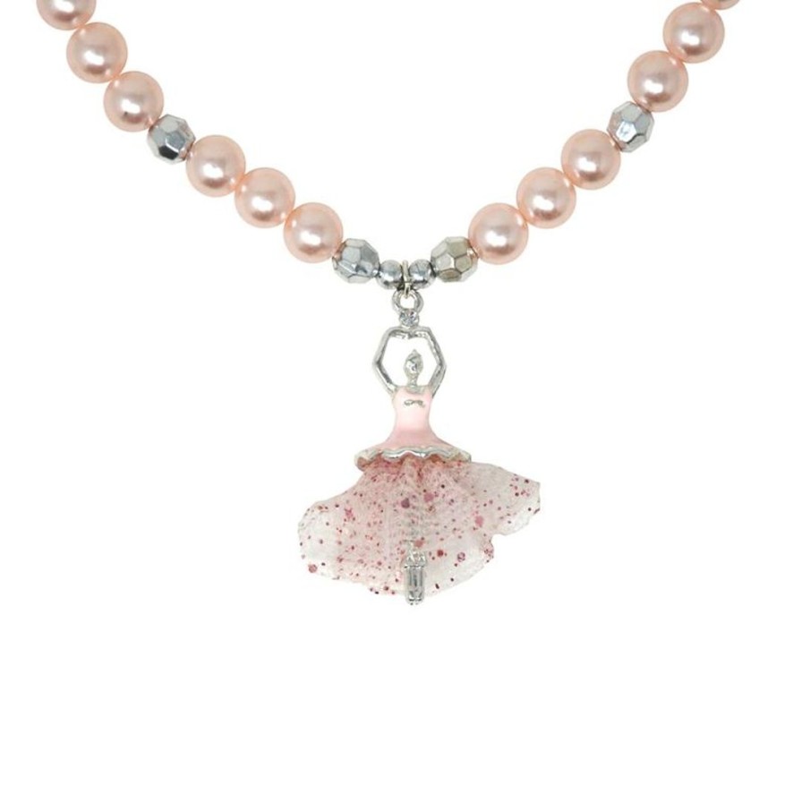 Accessories pink | Pink Poppy Accessories Little Ballet Dancer Necklace & Bracelet Set