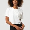 Dancewear bloch | Bloch Dancers League Crop Tee White (Adult)