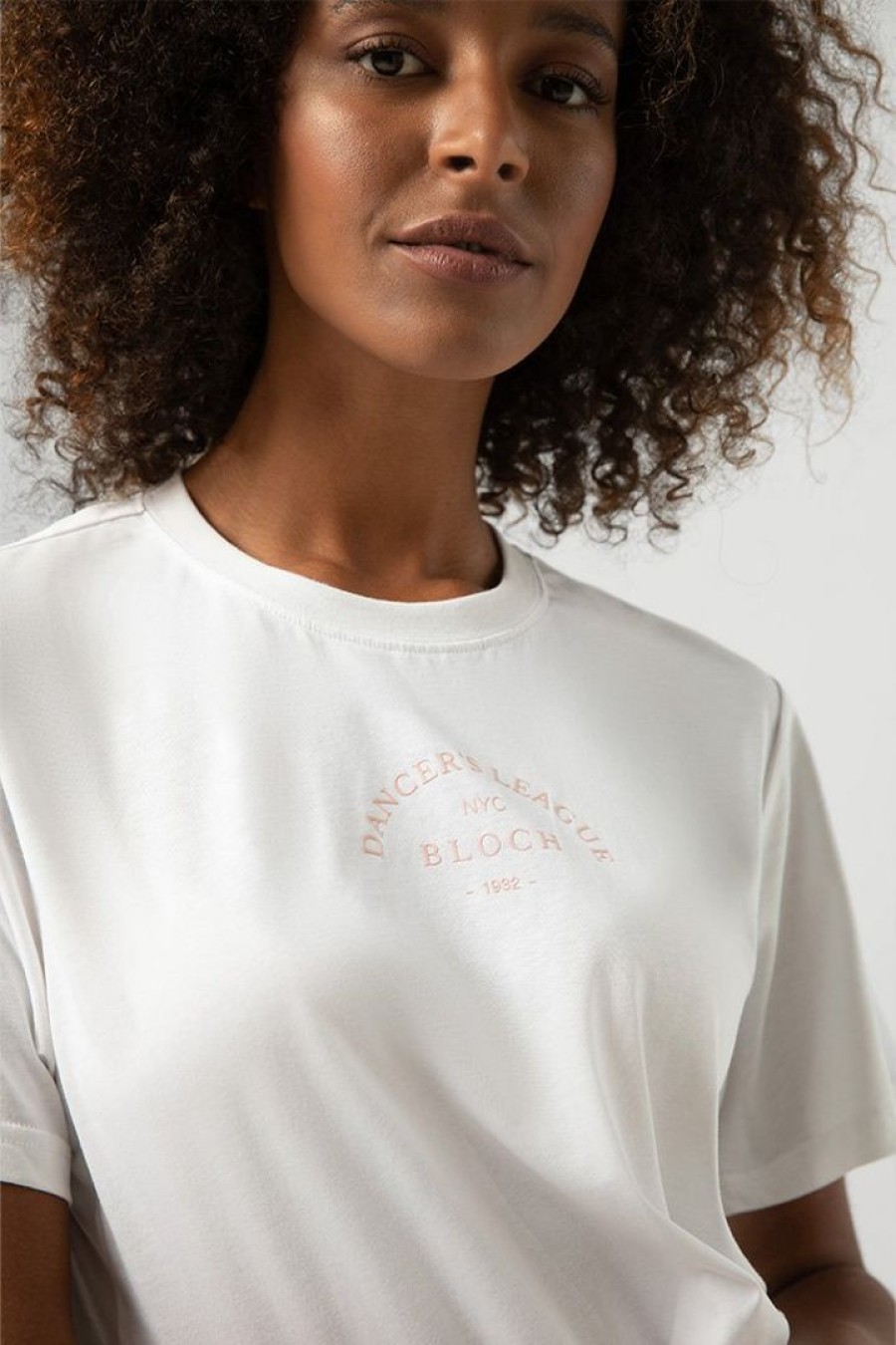 Dancewear bloch | Bloch Dancers League Crop Tee White (Adult)