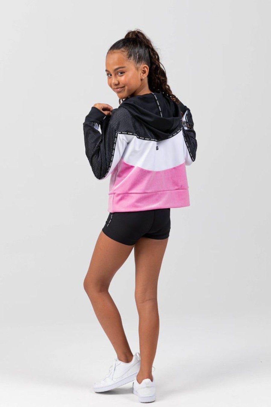 Dancewear sylvia | Sylvia P Tandem Cropped Hoodie