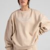 Dancewear bloch | Bloch Off-Duty Terry Crew Pullover | Oat