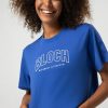 Dancewear bloch | Bloch Heritage Crop Tee Cobalt (Adult)