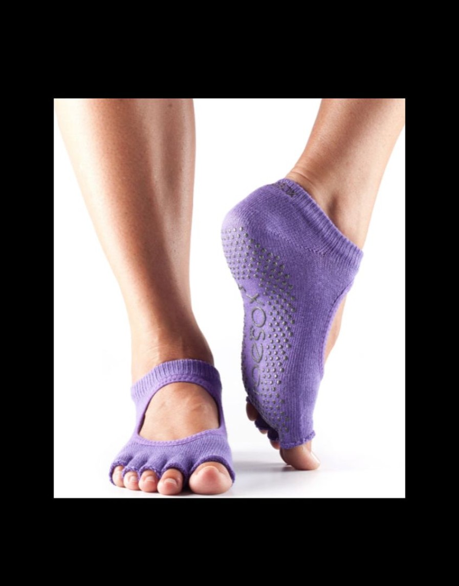 Footwear toesox Dance Socks | Toesox Half Toe Bellarina Socks ( ) Light Purple