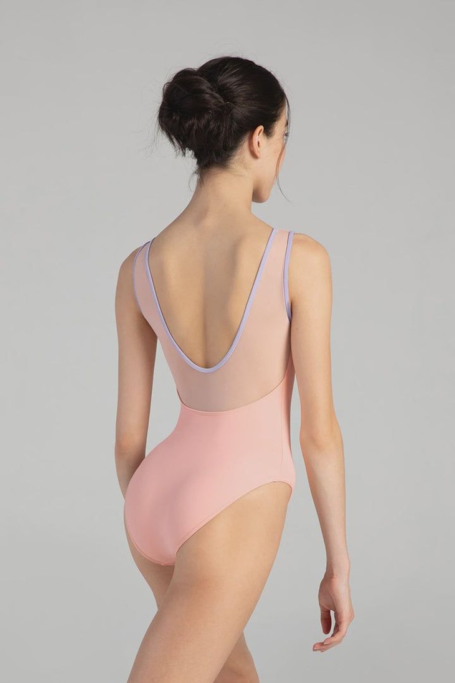 Dancewear bloch | Bloch Laurina Boat Neck Womens Leotard | Peach