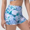 Dancewear uactiv | Dancewear Uactiv Rosette Shorts Blue Roses