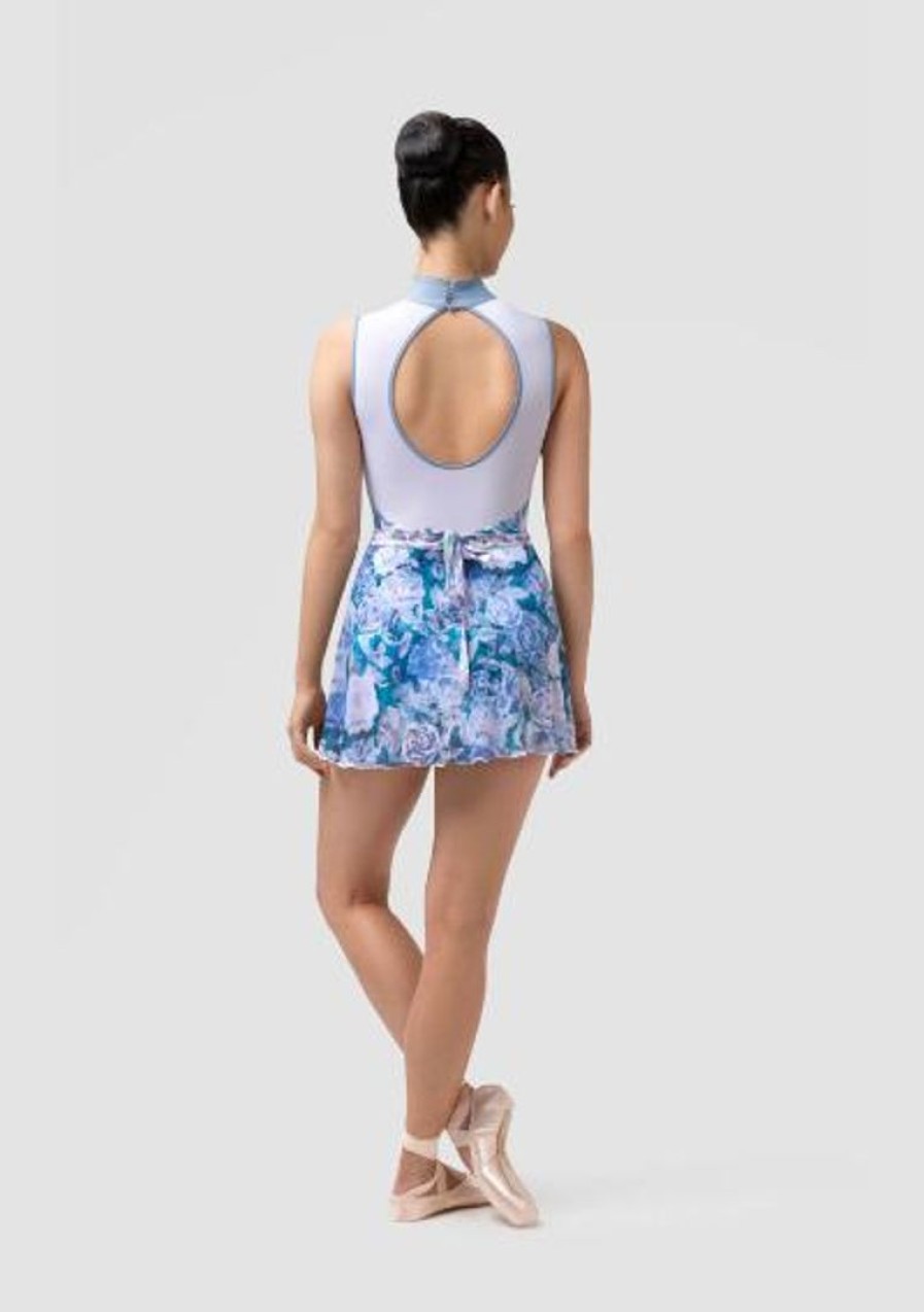 Dancewear uactiv | Dancewear Uactiv Rosette Skirt Blue Roses