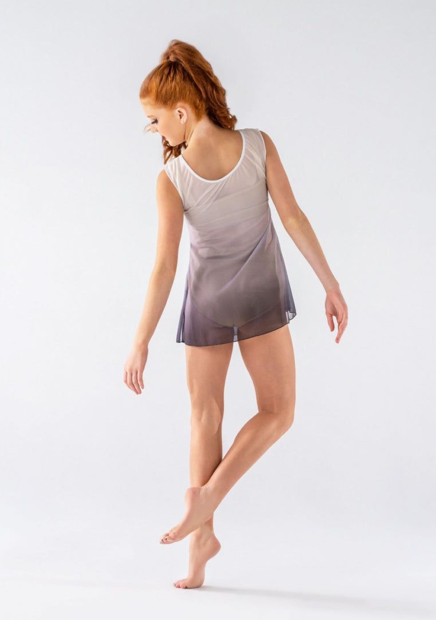 Ready-To-Wear Costuming studio | Studio 7 Mesh Slip Dress | Ombre Grey