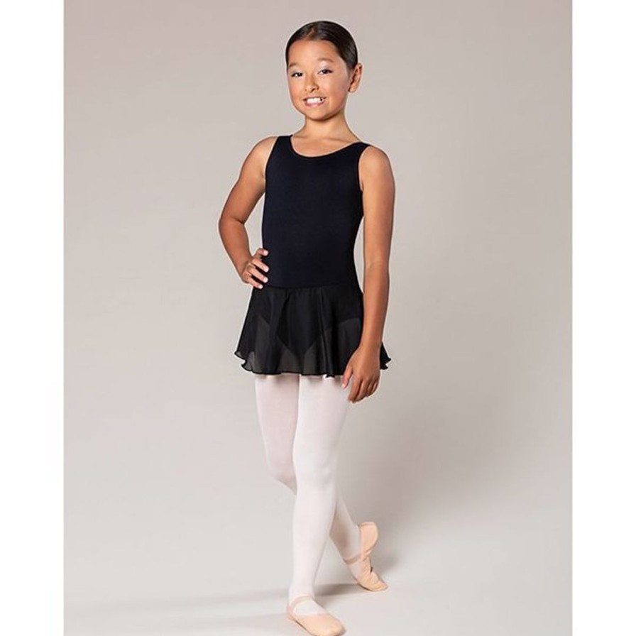 Dancewear energetiks | Dancewear Energetiks Emery Leotard With Skirt | Black (Child)