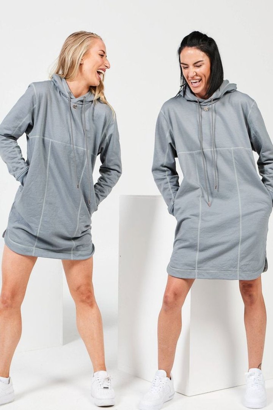 Dancewear claudia | Claudia Dean Dress Hoodie Steel Dancewear