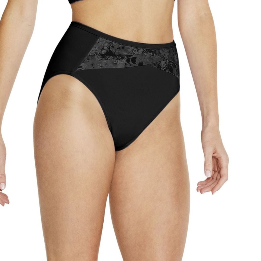 Dancewear bloch | Bloch Sale | Bouquet Mesh Briefs (Adult) Black