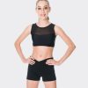 Dancewear studio | Studio 7 Cotton Hot Shorts | Adult Dancewear Black