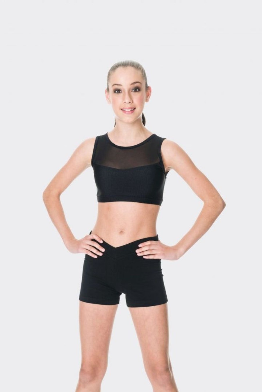 Dancewear studio | Studio 7 Cotton Hot Shorts | Adult Dancewear Black