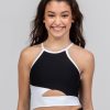 Dancewear sylvia | Sylvia P Asher Cropped Singlet | Black