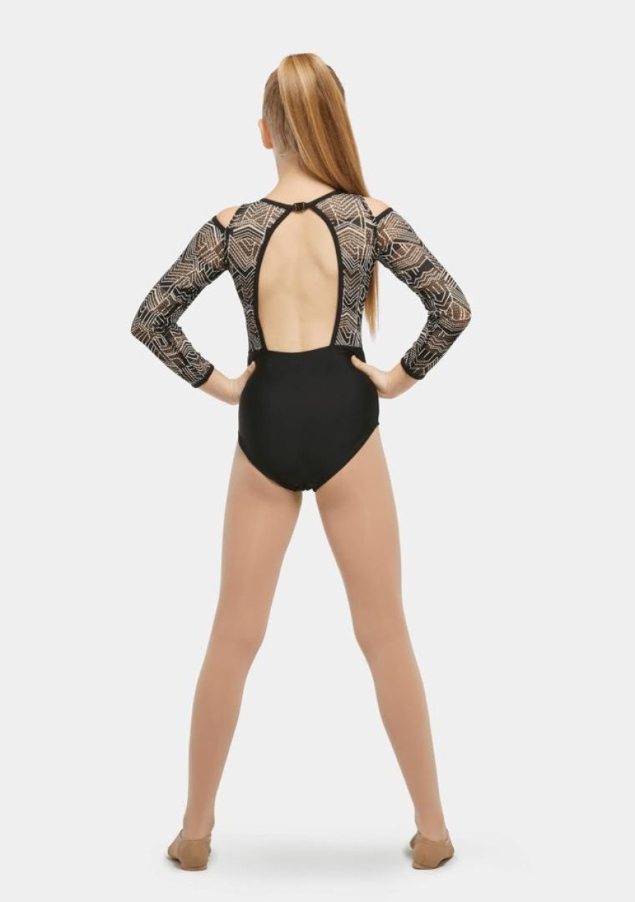 Dancewear studio | Leotards Studio 7 Aztec Leotard Black