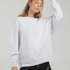 Dancewear bloch | Bloch Off Duty Terry Oversized Crew | Snow Marle