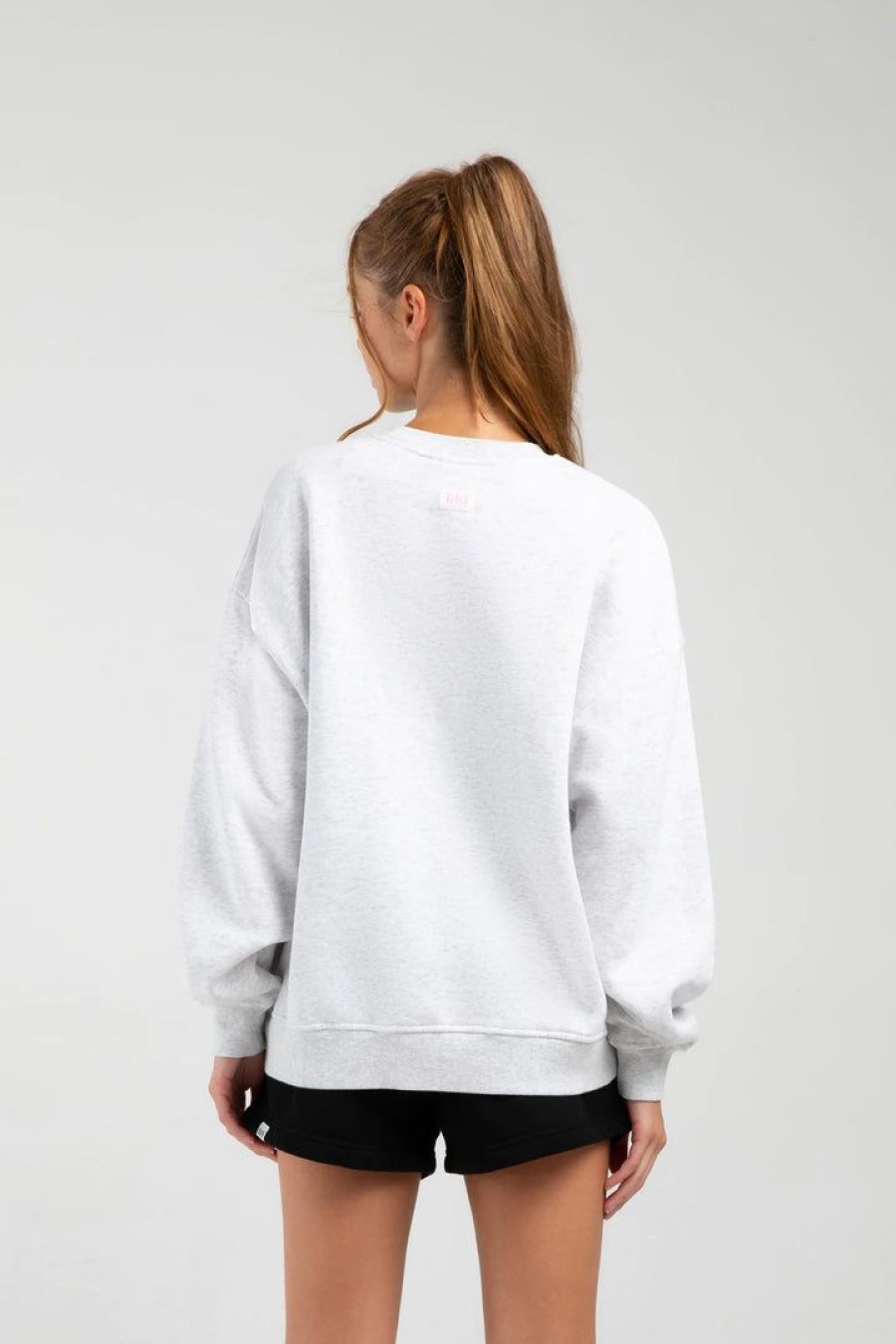 Dancewear bloch | Bloch Off Duty Terry Oversized Crew | Snow Marle