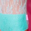 Dancewear frilledneck | Frilledneck Fashion Lace Leotard Aqua