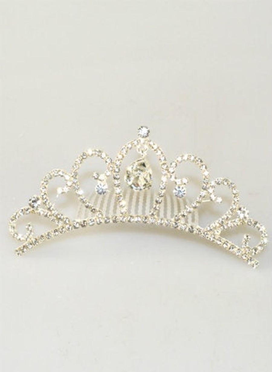 Ready-To-Wear Costuming studio | Studio 7 Headpieces The Beatrice Tiara Crystal White