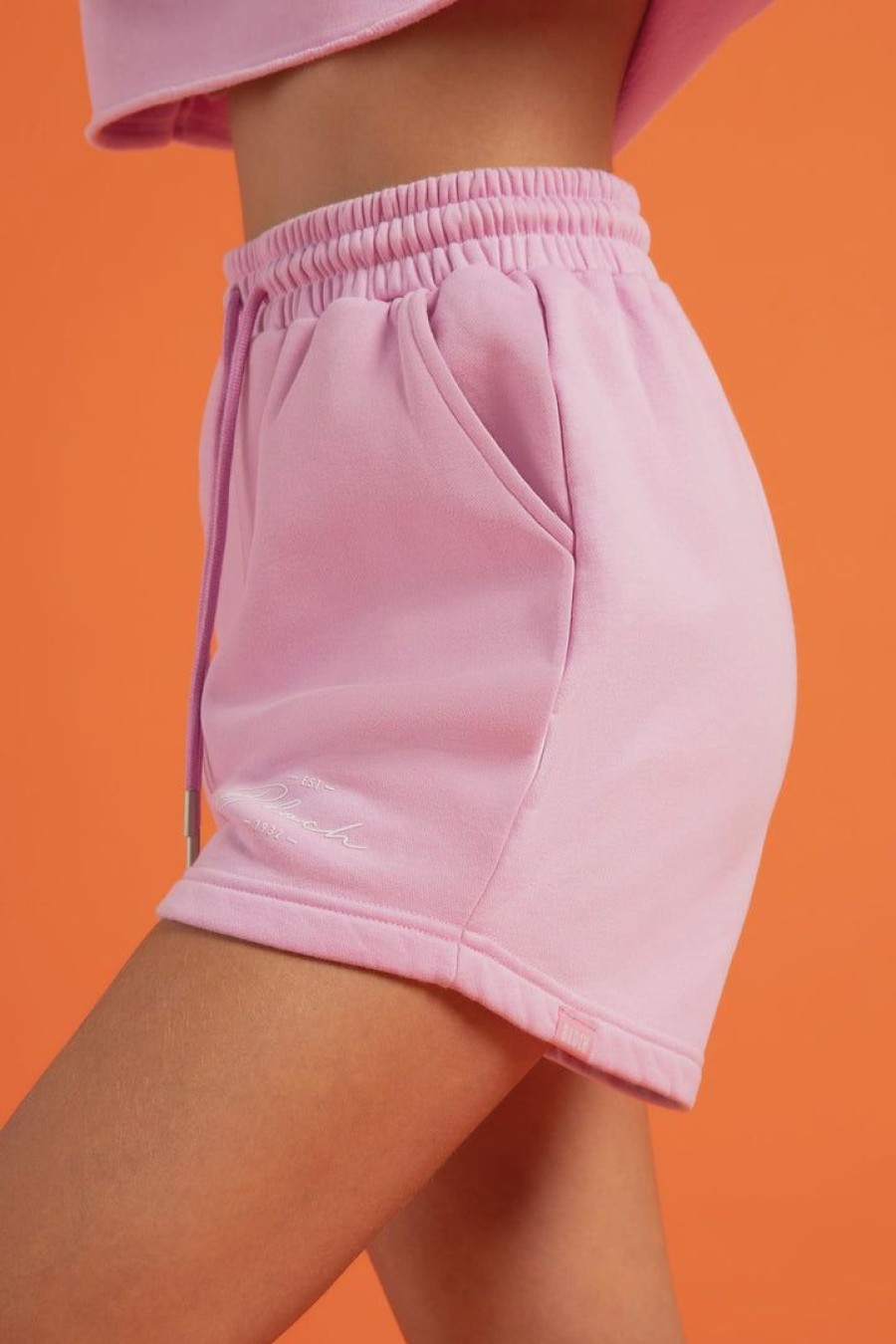 Dancewear bloch | Bloch Off Duty High Waisted Terry Shorts | Bubble Gum