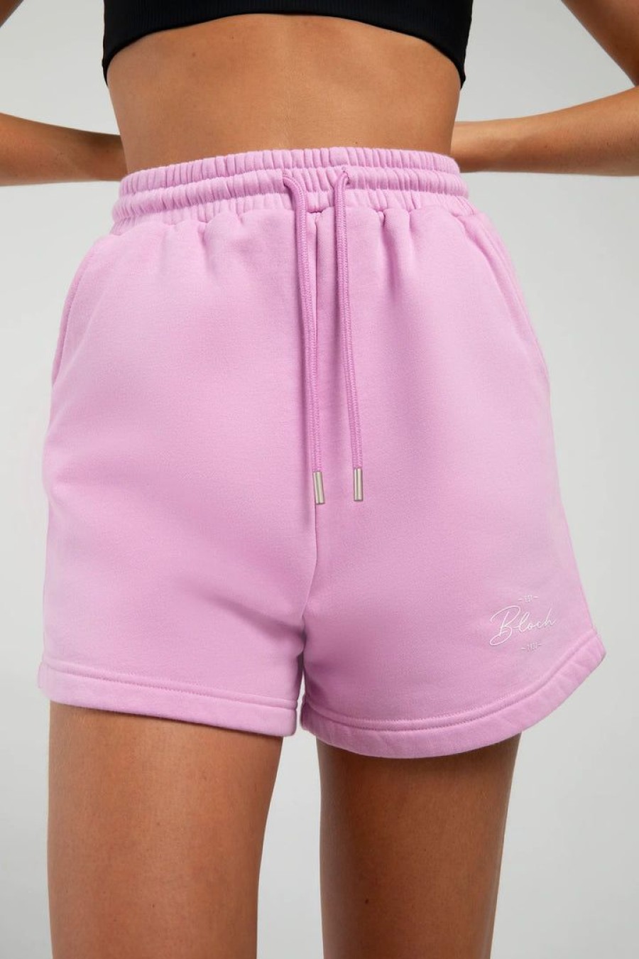 Dancewear bloch | Bloch Off Duty High Waisted Terry Shorts | Bubble Gum