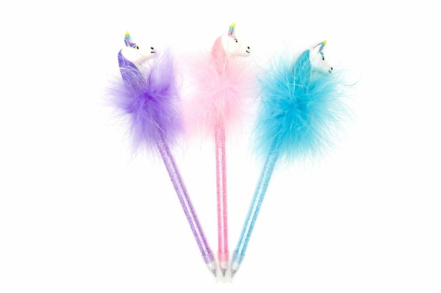 Accessories mad | Mad Ally Accessories Unicorn Fluffy Pens Assorted