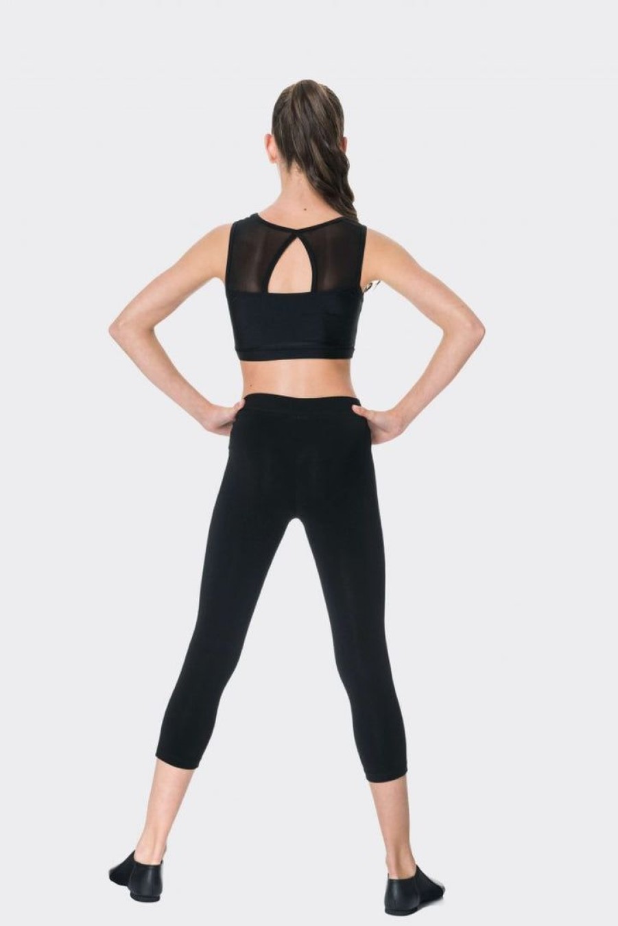 Dancewear studio | Studio 7 Cotton 3/4 Leggings | Adult Black