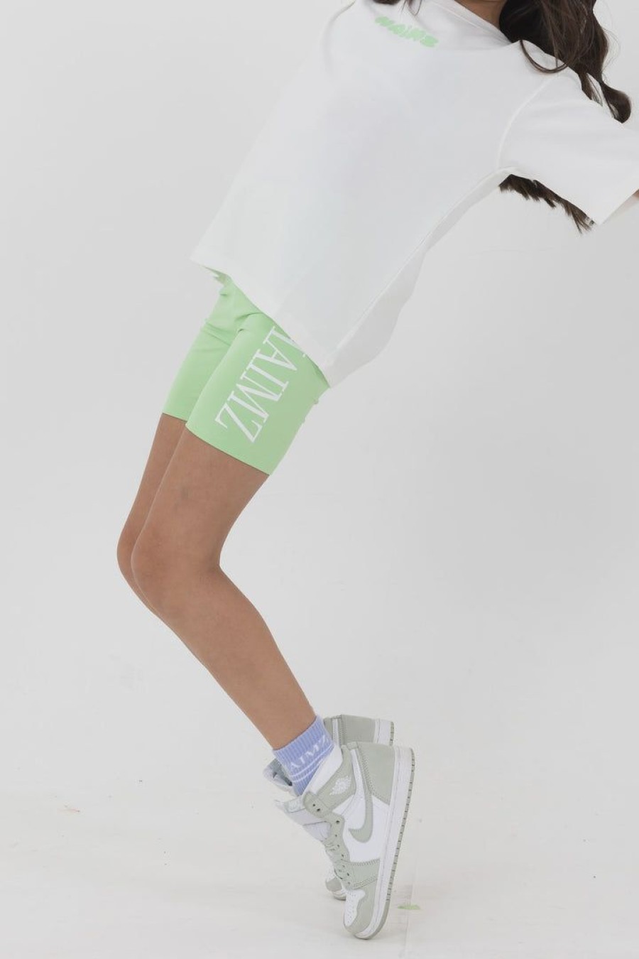 Dancewear haimz | Haimz Wear Bike Shorts | Lime Bottoms