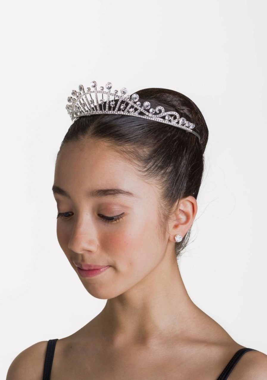 Ready-To-Wear Costuming studio | Studio 7 Headpieces The Elizabeth Tiara Crystal White