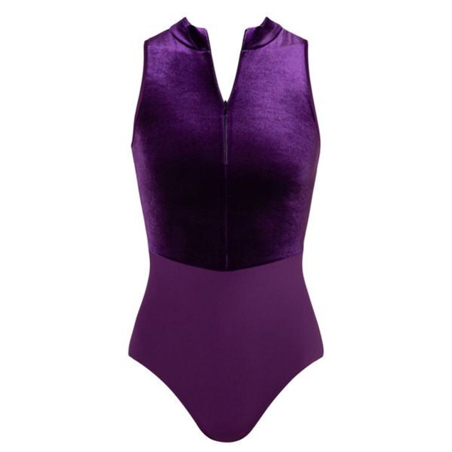 Dancewear energetiks | Energetiks Kity Leotard | Aubergine Velvet