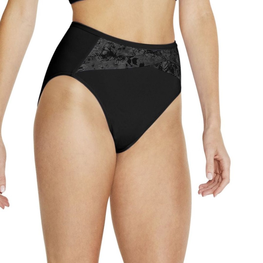 Dancewear bloch | Bloch Sale | Bouquet Mesh Briefs (Child) Black