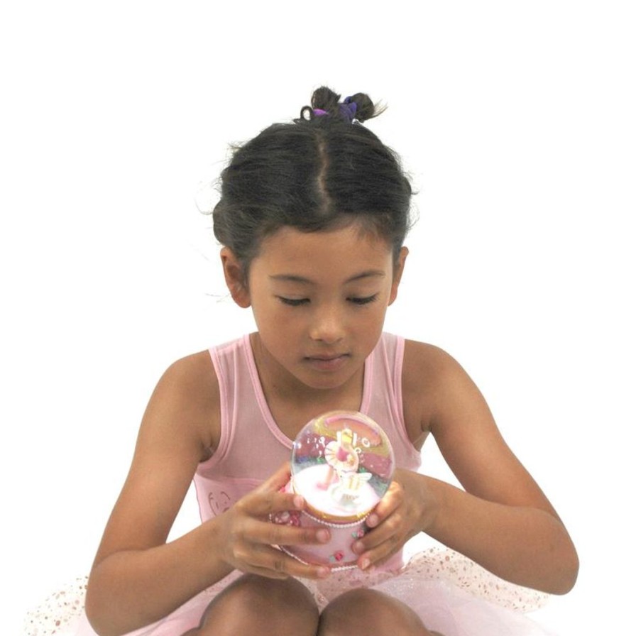 Accessories pink | Pink Poppy Little Ballet Dancer Musical Snow Globe