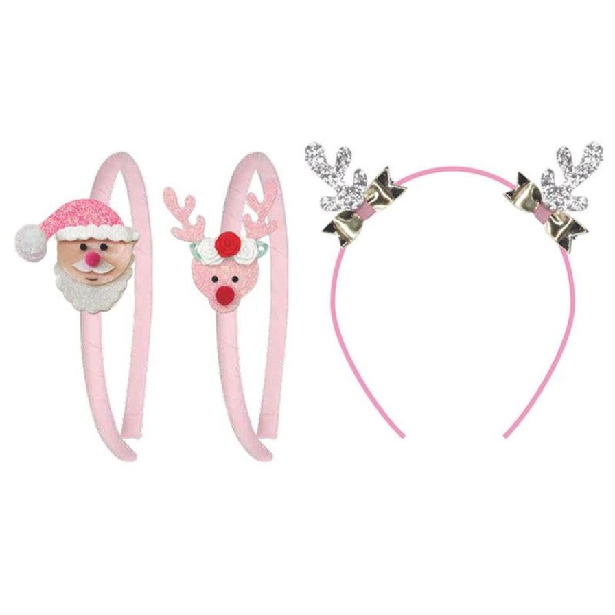 Accessories pink | Pink Poppy Christmas Party Headband Accessories