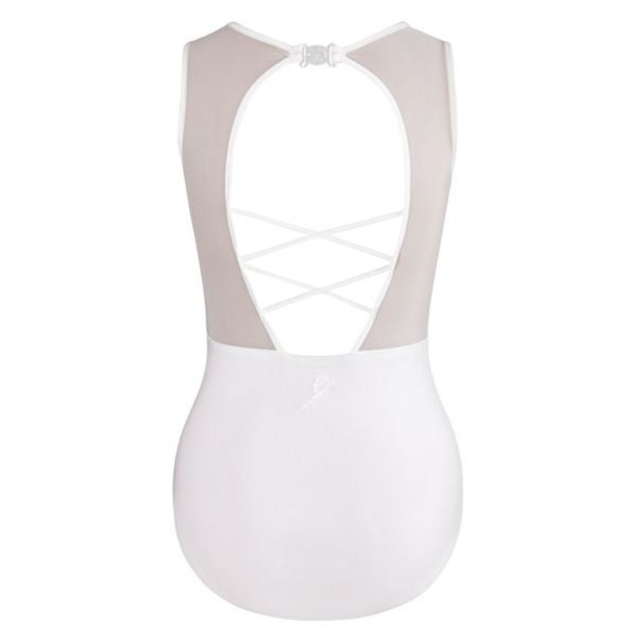 Dancewear energetiks | Dancewear Energetiks Abby Mesh Leotard | White