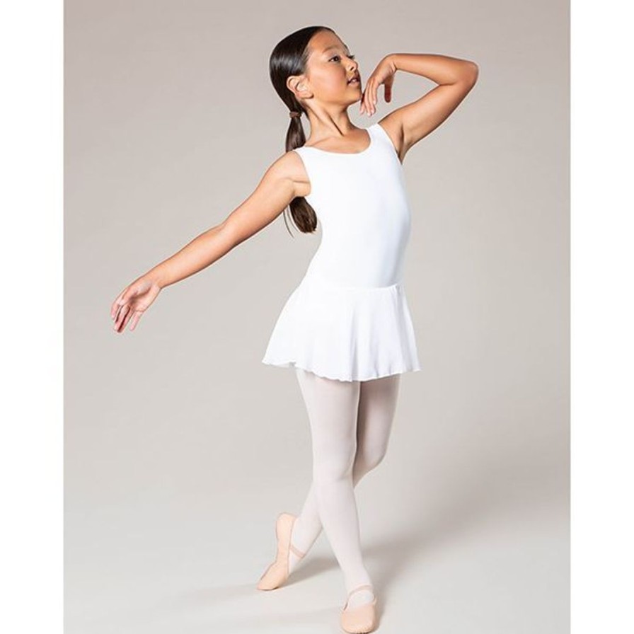 Dancewear energetiks | Energetiks Emery Leotard With Skirt | White (Child) Dancewear