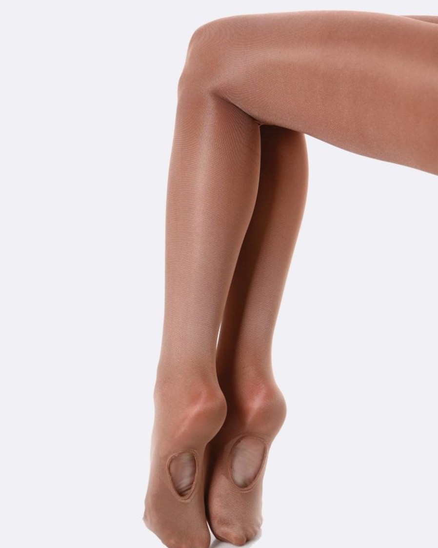 Footwear studio Convertible Tights | Studio 7 Convertible Shimmer Tights | Adult Hosiery Shimmer Tan