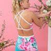 Dancewear sylvia | Sylvia P Azalea Blooms Crop Top