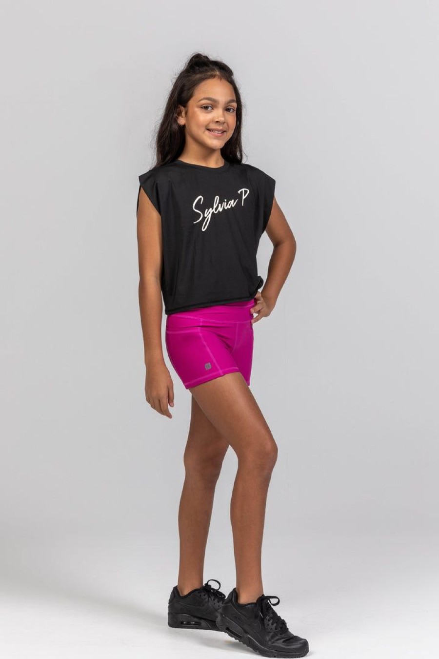 Dancewear sylvia | Sylvia P The Daily Singlet | Black Dancewear