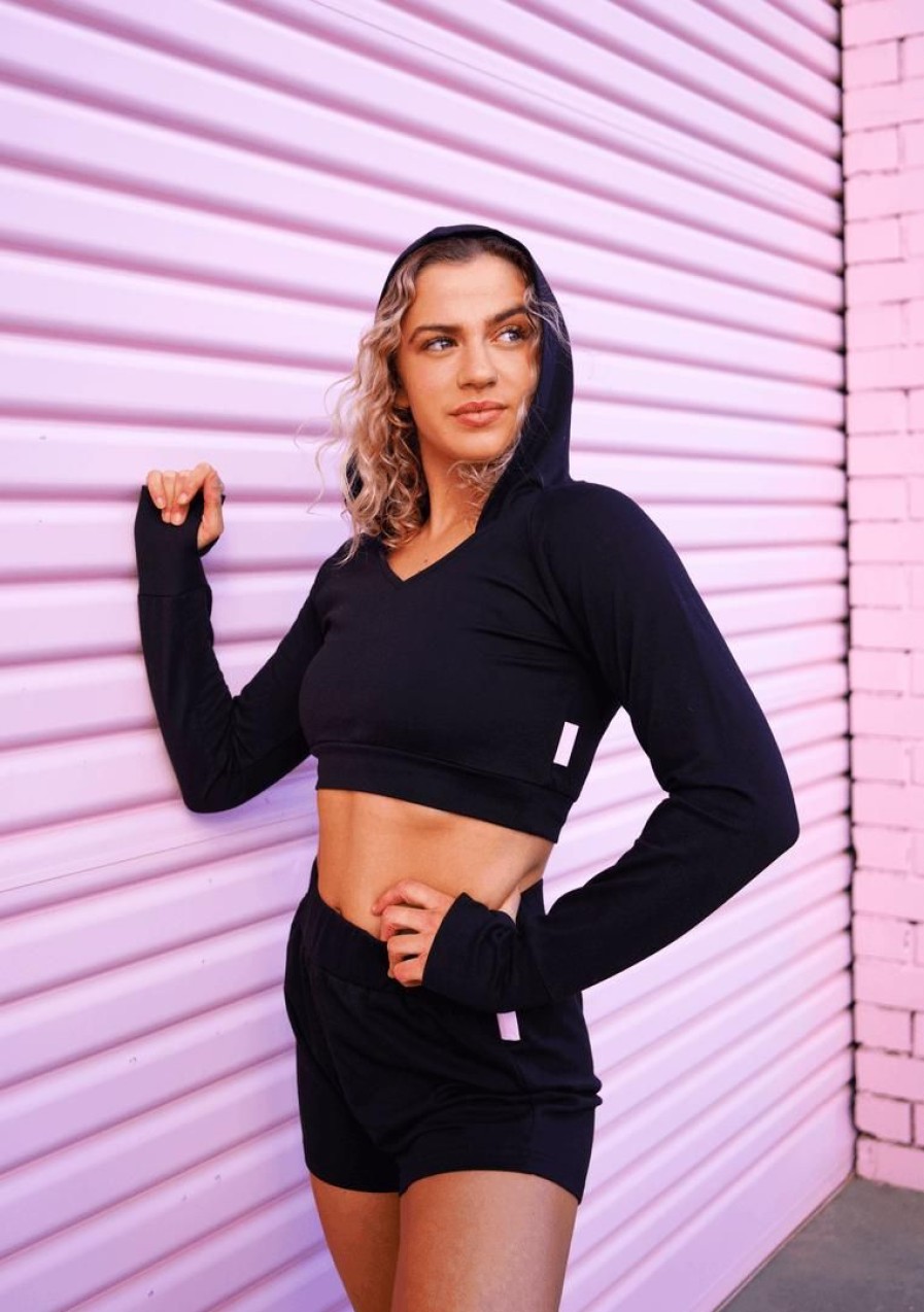 Dancewear studio | Studio 7 Warm Up Cropped Hoodie | Adult Dancewear