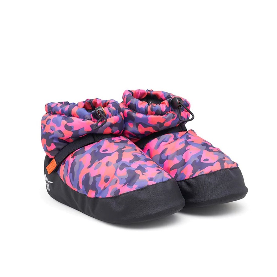 Dancewear bloch | Knits & Warm-Up Bloch Limited Edition Ankle Warm Up Booties | Camo Pink