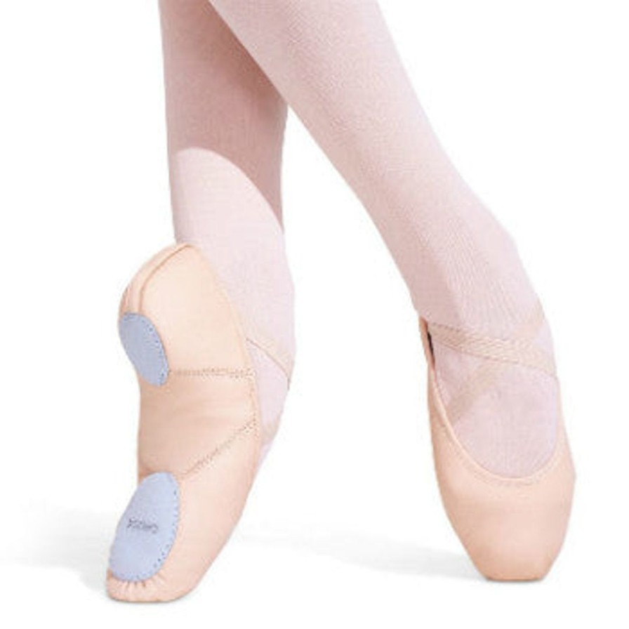 Footwear capezio | Capezio Juliet Ii Leather Split Sole (Child) Light Ballet Pink