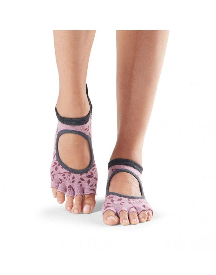 Footwear toesox Dance Socks | Toesox Half Toe Bellarina Socks Sienna