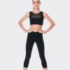 Dancewear studio | Studio 7 Cotton 3/4 Leggings | Child Dancewear Black