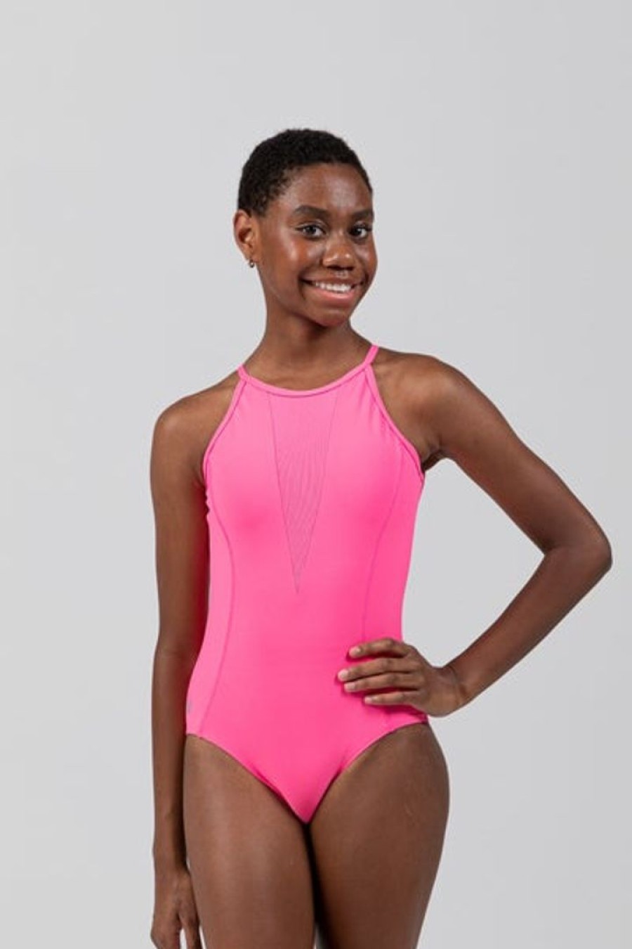 Dancewear sylvia | Sylvia P Freefly Leotard Candy Pink