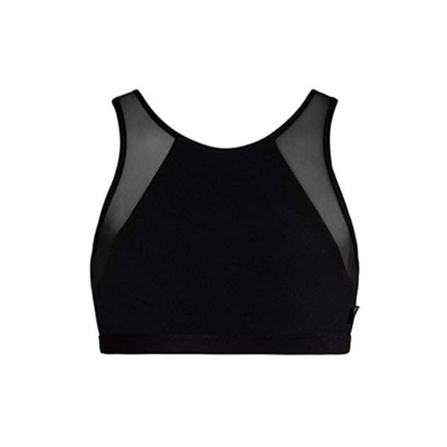 Dancewear energetiks | Energetiks Alaina Crop Top | Black Dancewear